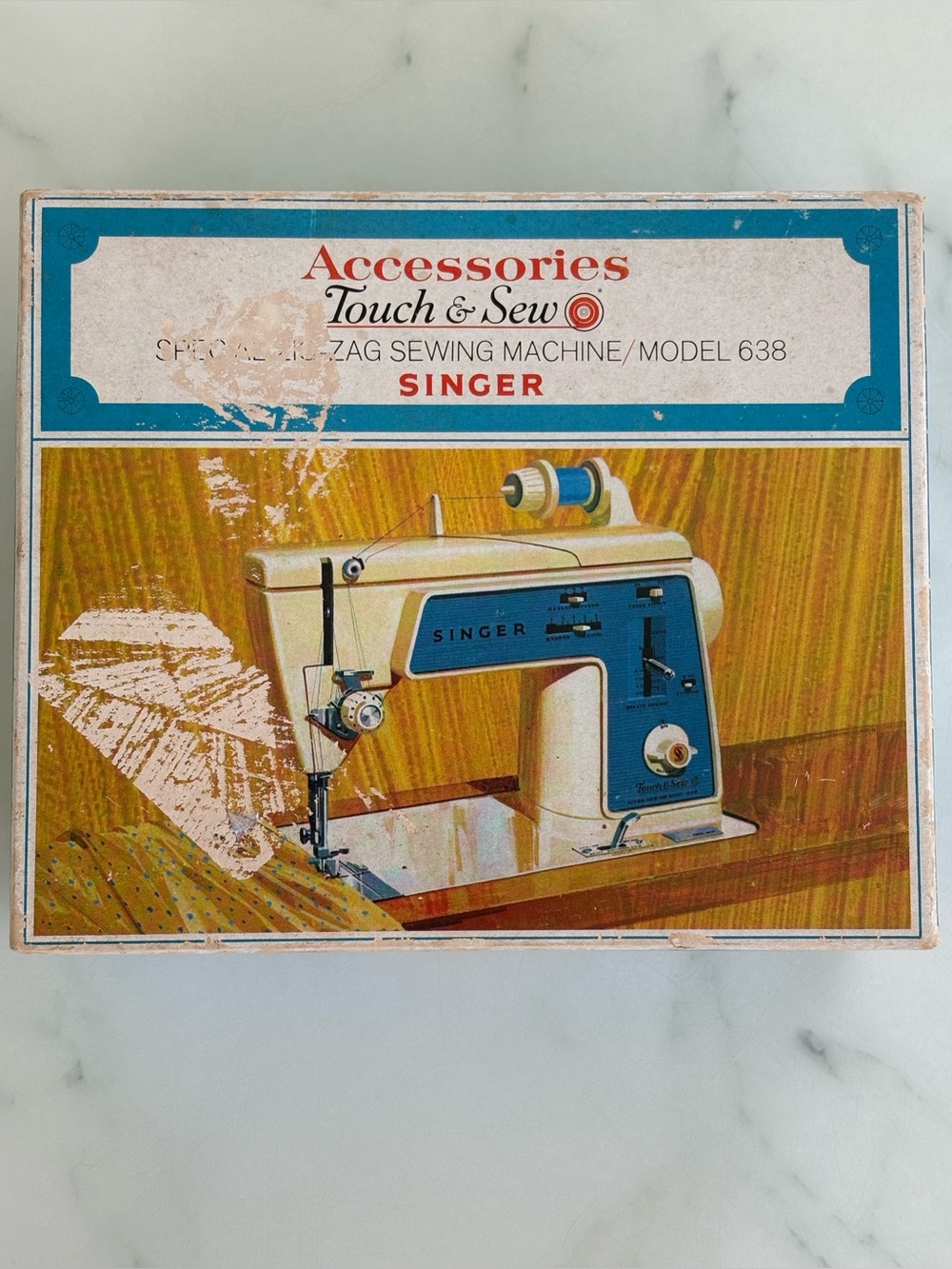 Singer Accessories Vintage Touch & Sew Special Zig Zag Sewing Machine Model 638